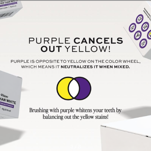 Nevarre™ Purple Teeth Whitening Powder