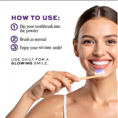Nevarre™ Purple Teeth Whitening Powder