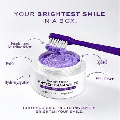 Nevarre™ Purple Teeth Whitening Powder